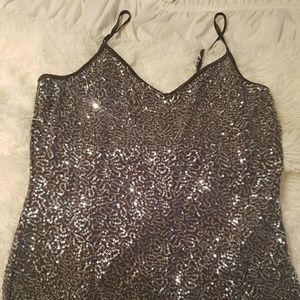 Express Sequin glitter cami
